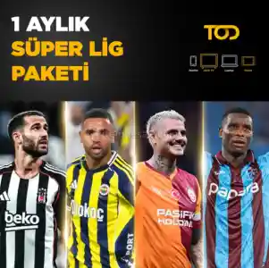 1 Aylık TOD Süperlig Paket Kodu [ Kişiye Özel Kod ] Maçları Kaçırmayın ! TV Dahil