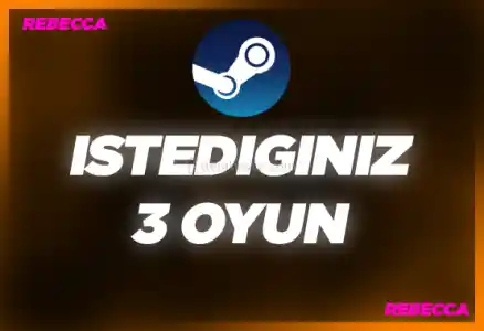 İstediğiniz 3 Oyun + Garanti