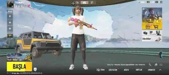 Mükemmel pubg mobile hesabı