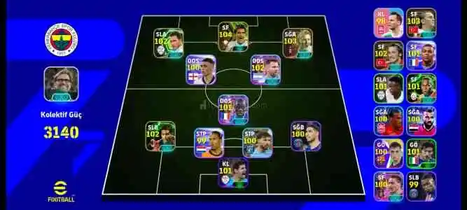 Efootball Hesap | Full Kadro