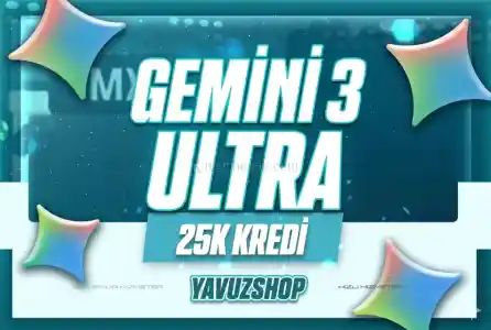 Kişisel Gemini AI Ultra 25K Kredi 1 Gün Garanti