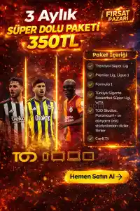 3 Aylık Süper Dolu Paketi Tv Dahil