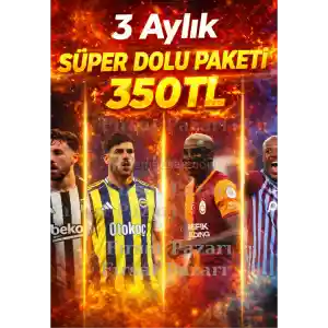 3 Aylık Süper Dolu Paketi Tv Dahil