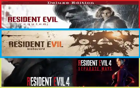 Resident Evil Requiem + Resident Evil 7 + Resident Evil 4