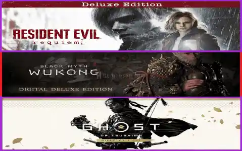 Resident Evil Requiem + Black Myth Wukong + Ghost Of Tsushima