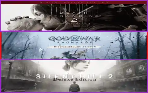 Death Stranding 2 + God Of War Ragnarök + Silent Hill 2