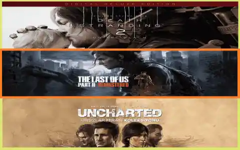 Death Stranding 2 + The Last of Us Part II + Uncharted