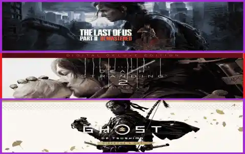 The Last Of Us Part II + Death Stranding 2 + Ghost Of Tsushima