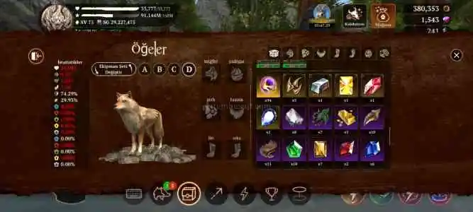 The wolf satılık hesap