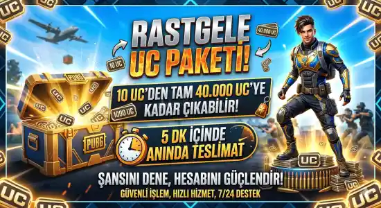 Random Uc (10-40.000 UC Arası)