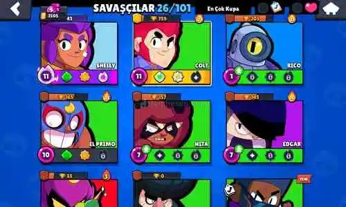 2500 kupa 1 prestij 9 kostümlü başlangıç hesap 140 elmas var