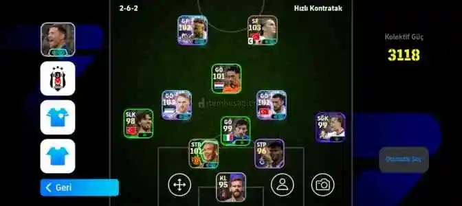 Uygun fiyata e football pes hesabı
