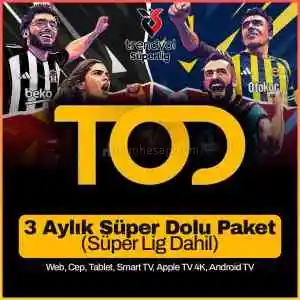 3 Aylık Tod Süper Dolu Paketi Kodu