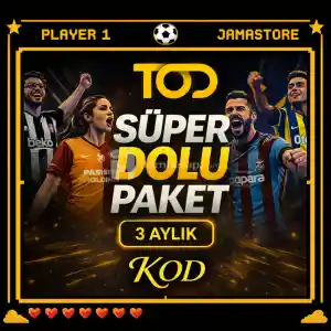 ⭐ 3 Aylık Tod TV Süper Dolu Paket Kodu + Her Şey Dahil ⭐