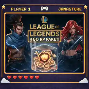 ⭐ League of Legends 460 RP + TR Sunucu ⭐