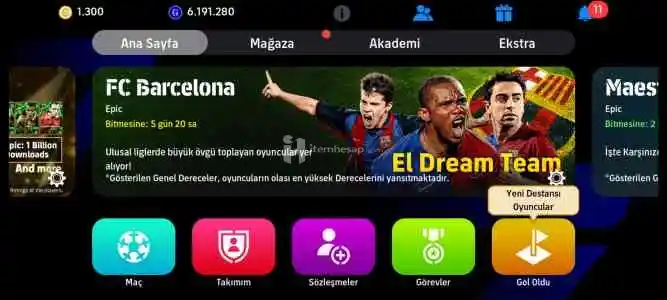 Efootball Hesap | Full Kadro 1300 myclub