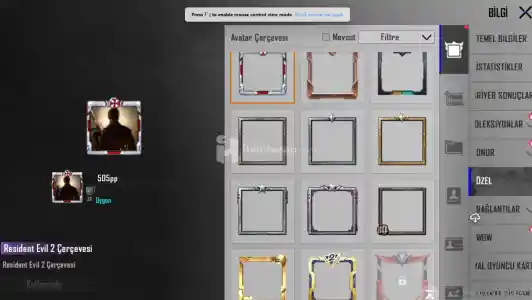 57 Level RE2 - 1ST Çerçeve Tek Bağ Çok Uygundan!