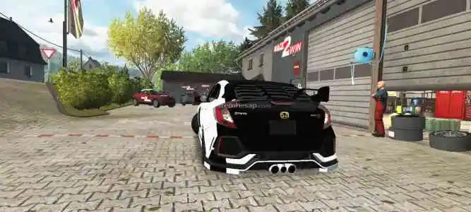 Car Parking Multiplayer Logolu Honda Civic