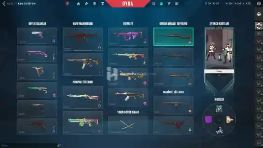 Satılık Valorant hesabı