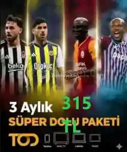 3 Aylık Süper dolu Tod Tv | Otomatik Teslimat
