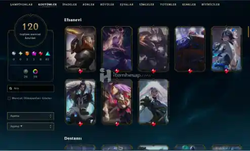 Satılık League Of Legends Hesabı