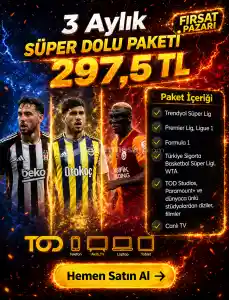 3 Aylık Süper Dolu Paketi Tv Dahil