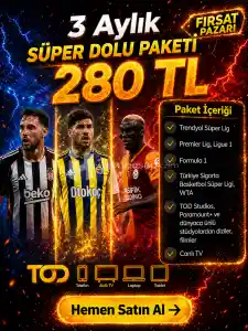 3 Aylık Süper Dolu Paketi Tv Dahil