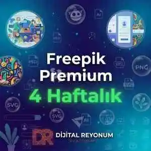 Freepik Premium | 30 Gün | Günlük 20 Limit