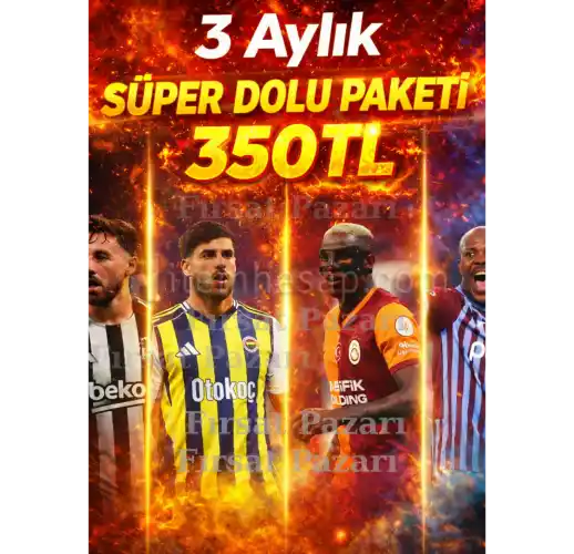 3 Aylık Süper Dolu Paketi Tv Dahil