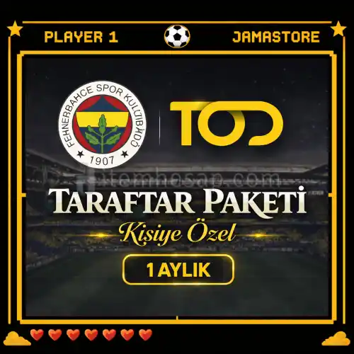 Tod TV Fenerbahçe Taraftar Paketi | Kişiye Özel Hesap [1 Aylık]