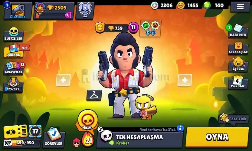 2500 kupa 1 prestij 9 kostümlü başlangıç hesap 140 elmas var