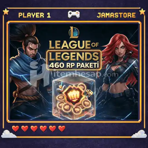 ⭐ League of Legends 460 RP + TR Sunucu ⭐