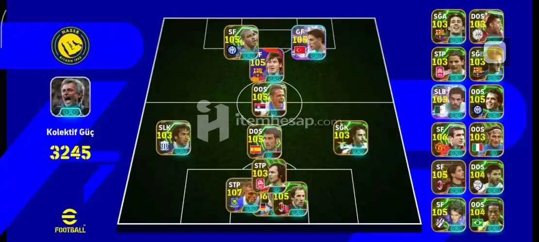 Acil satılık pes mobile hesap