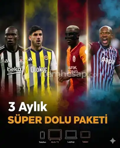 3 Aylık Tod Süper Dolu Paket [ Kişiye Özel Kod ]