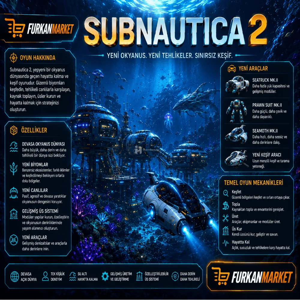 Subnautica 2 Garanti+ Destek