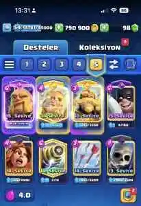 Satilik Clash Royale Hesabi