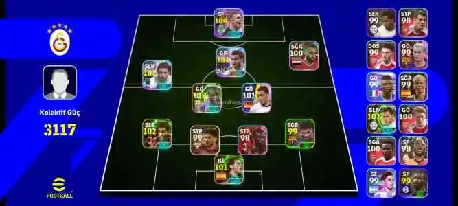 104 Gyökeres+102 Ait Nouri+101 Rafa+101 Casillas