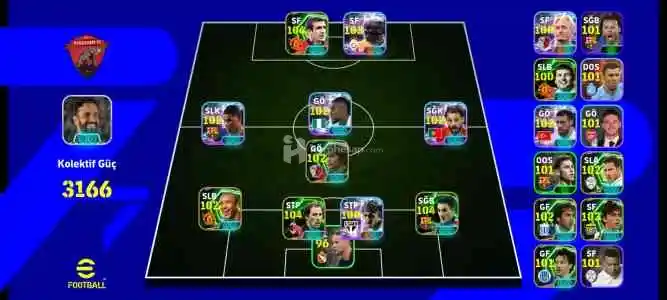 106 Cantona+2x 103 Osimhen+102 İwobi+104 Ferrer