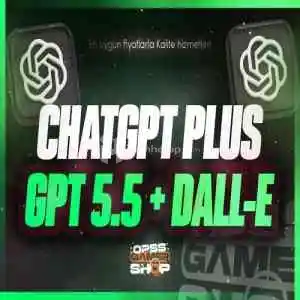ChatGPT Plus Gpt 5.5 + Codex + Dall-E