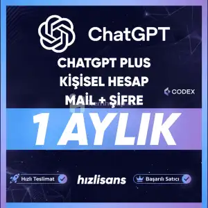Kişisel ChatGPT 5.5 Plus 1 Ay Hazır Hesap