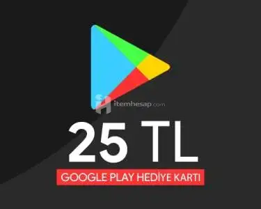 Google Play Store 25 TL Cüzdan Kodu (TR)
