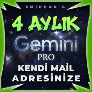 ⭐4 Aylik Gemini Pro + Antigravity | Şahsi