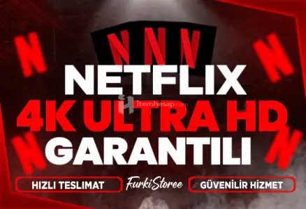 Netflix 4K 1 Aylık Kişiye Özel