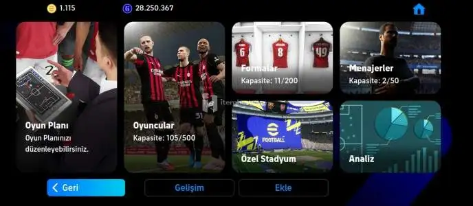 3162 Kolektif Güç | Full Yıldız Kadro | 28M GP + 1100 Coin!