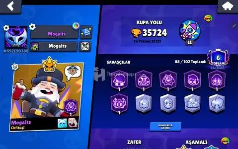 ⚡ 2020 Çıkışlı, Dolu Dolu 35K Brawl Stars Hesabı Satılık!…
