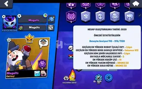 Brawl Stars 35K 2020 Hesap