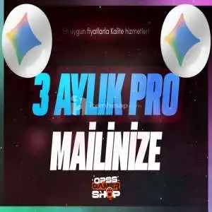 Gemini Pro + Veo 3.1⭐3 Ay⭐[Kendi Mailinize]