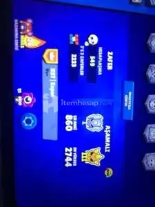 Brawl stars 1 sezon Brawl pass plus hesabı açıldı 26.500k hesap