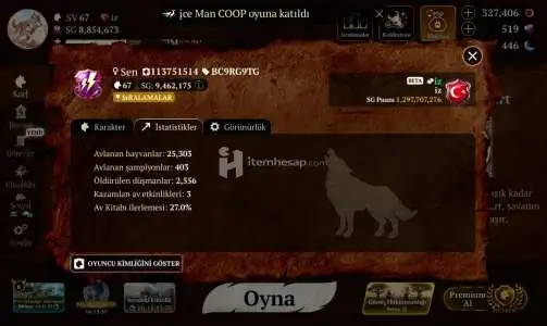 The wolf 68 seviye