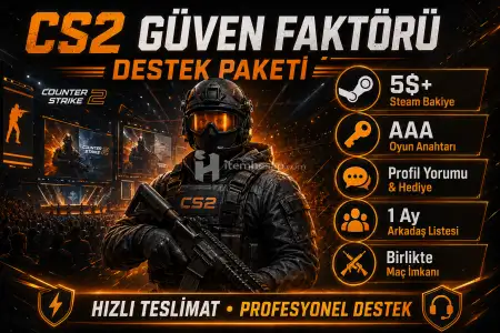 CS2 Güven Faktörü Destek Paketi Globalde Tek